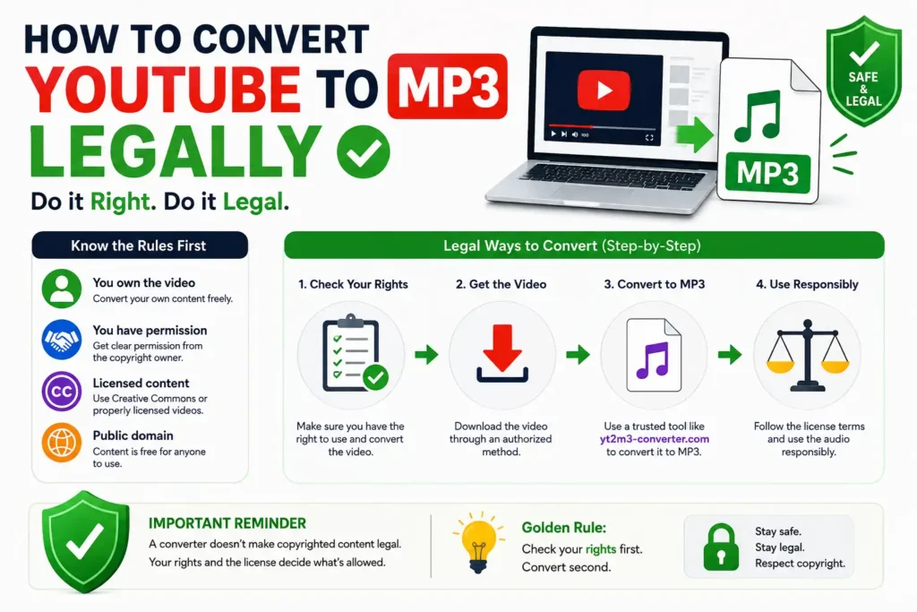 Convert YouTube to MP3 Legally