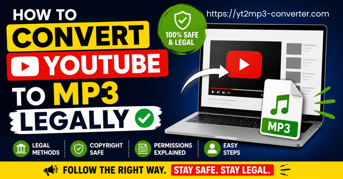 How to Convert YouTube to MP3 Legally